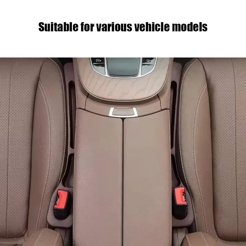2 Pack Car Seat Gap Filler Strips, Dual Slot Design, Effective Leak Prevention, Easy Installation, Durable Material, Ideal for A