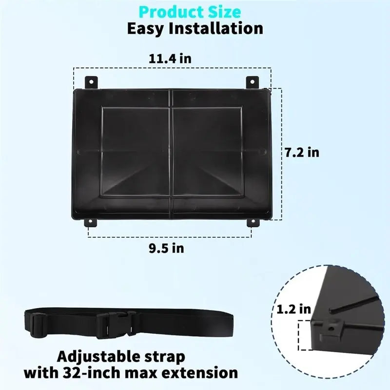 Group 24 Battery Tray Heavy Duty Battery Holder Automotive Marine Boat RV Batteries 24 Series Battery Strap