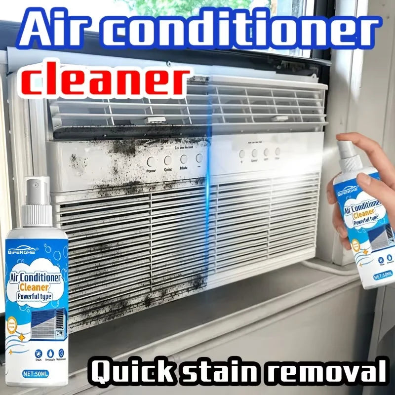 Air Conditioner Foam Cleaner 100ml, Deep Clean & Remove Odor, Stain & Limescale for Indoor & Outdoor AC Units