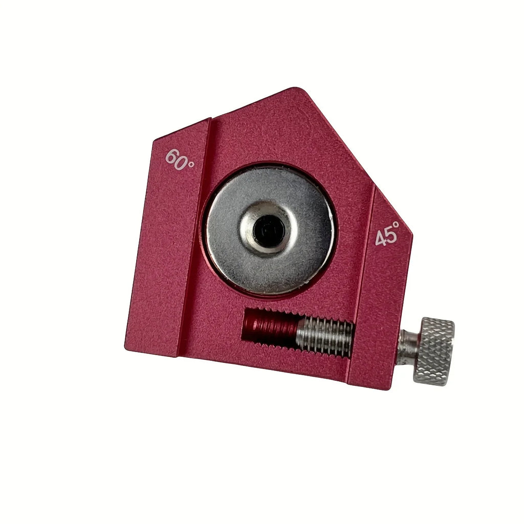 Steel Ruler Positioning Block 45/60/90 Degree Angle Scriber Line Marking Gauge Woodworking Square Scribe for Ruler Locator
