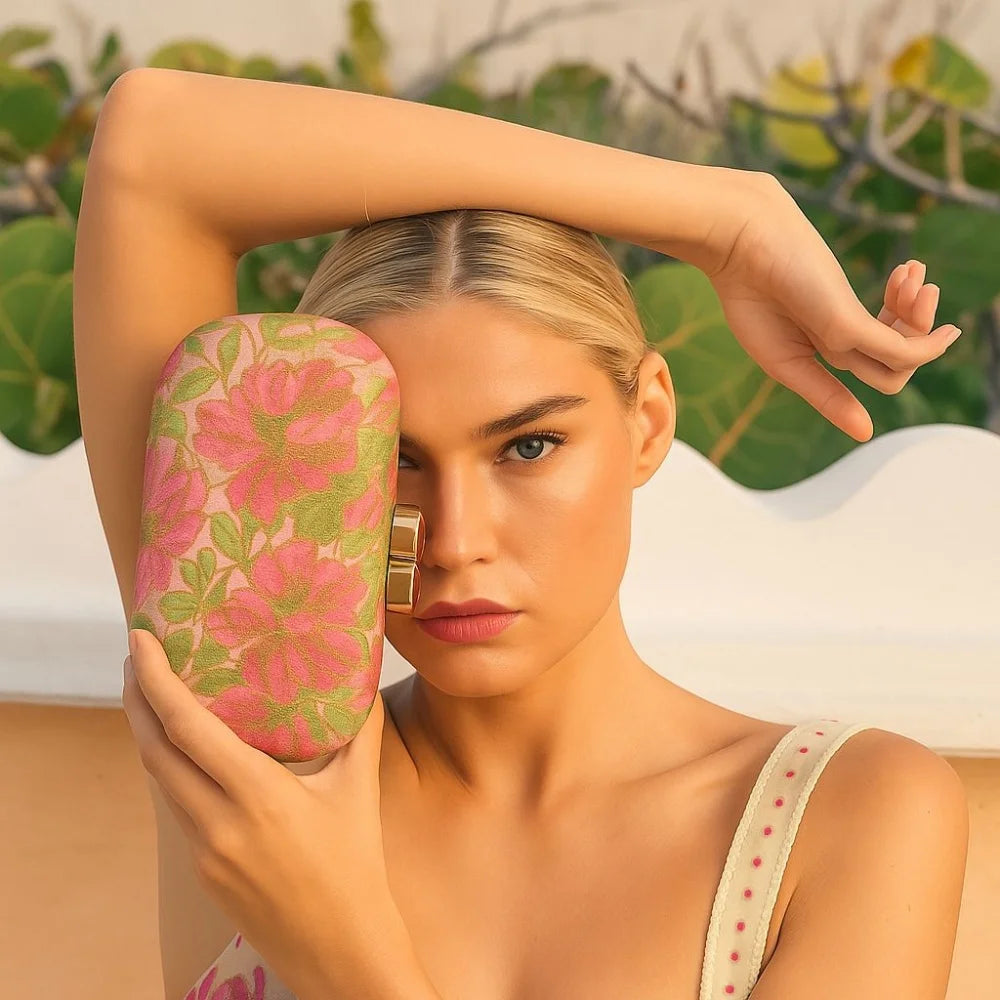 New Single Shoulder Flower Cloth Bag Styling Bag Banquet Handbag Vintage Oval Evening Clutch Bag Mini Wedding Bridal Purse