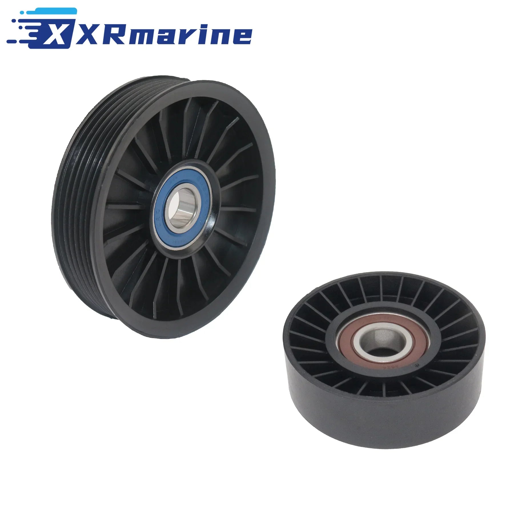 For Mercruiser V6 V8 Serpentine belt Idler PULLEY set 4.3 5.0 5.7 6.2 L MPI pulleys 864625T, 8M6500024, 865598