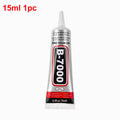 8PCS 15mL B-7000Car Emblem Repair Adhesive,strong transparent adhesive suitable for loose tail emblems, metal badges, plastic .