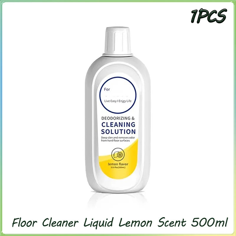 For Tineco FLOOR ONE S3/ S5/Pro2/Combo/S7Pro All Series Cleaning Solution Robot Vacuum Floor Cleaner Liquid Lemon Scent 500m