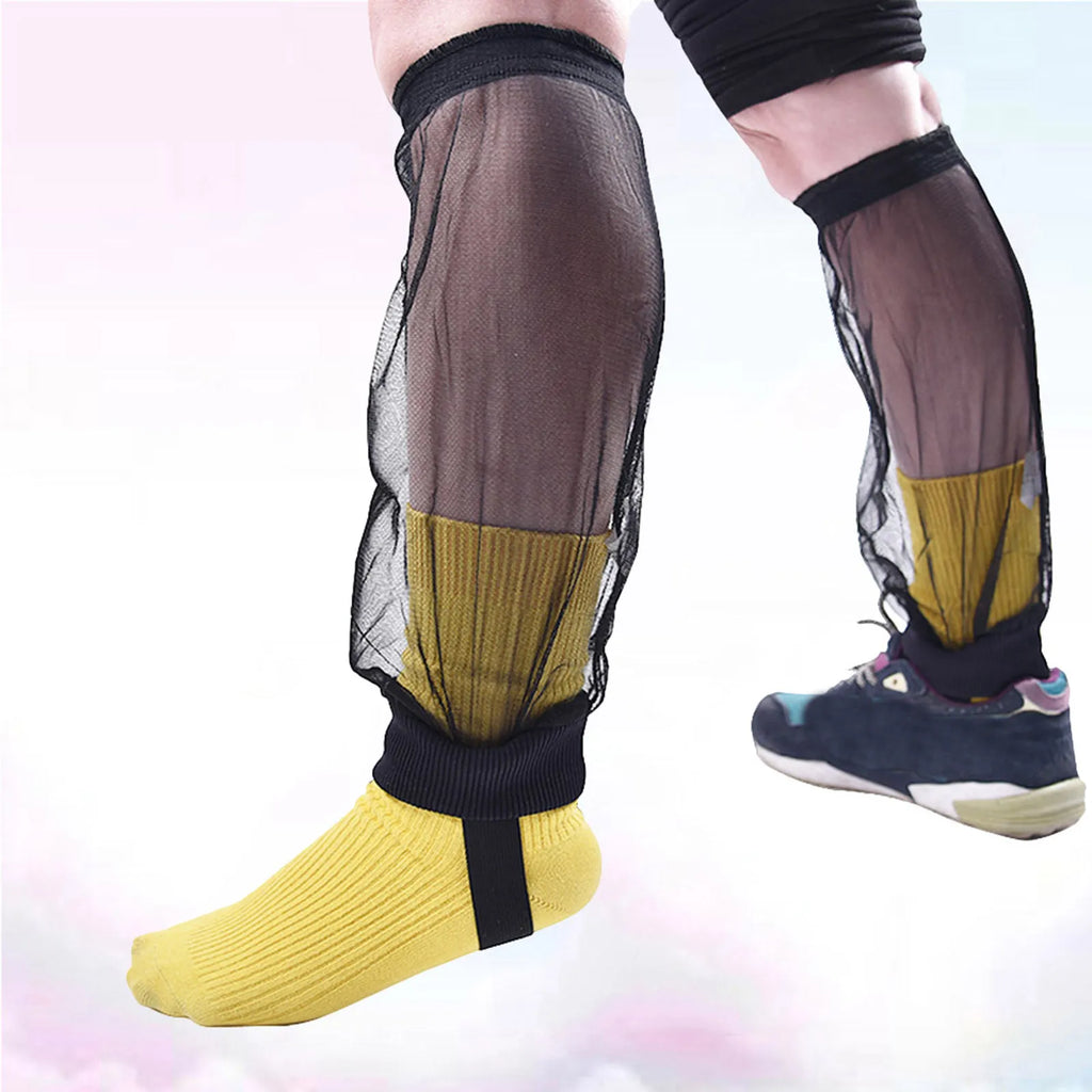 Bite-Resistant Mesh Pants Lightweight Breathable Leg Protector for Outdoor Activities Hiking Camping Fishing Gardening Travel