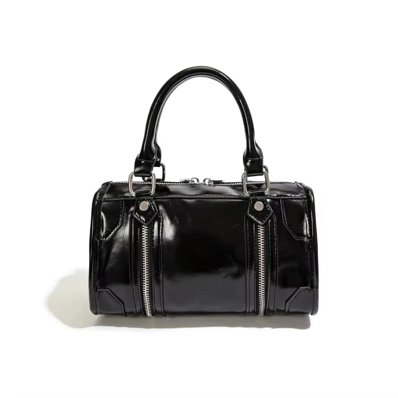 Luxury Rivet Wing Pillow Handbags Luxury Designer 2026 Shoulder Bag Women Soft PU Zipper Closure Crossbody Bag Casual Purse