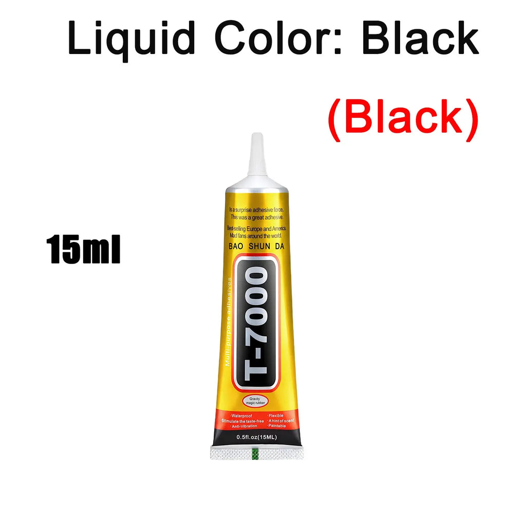 T7000 black (adhesive for jewels and mobile phones in 15 g, 25 g, 50 g, and 110 g)-Waterproof and highly durable resin adhesive