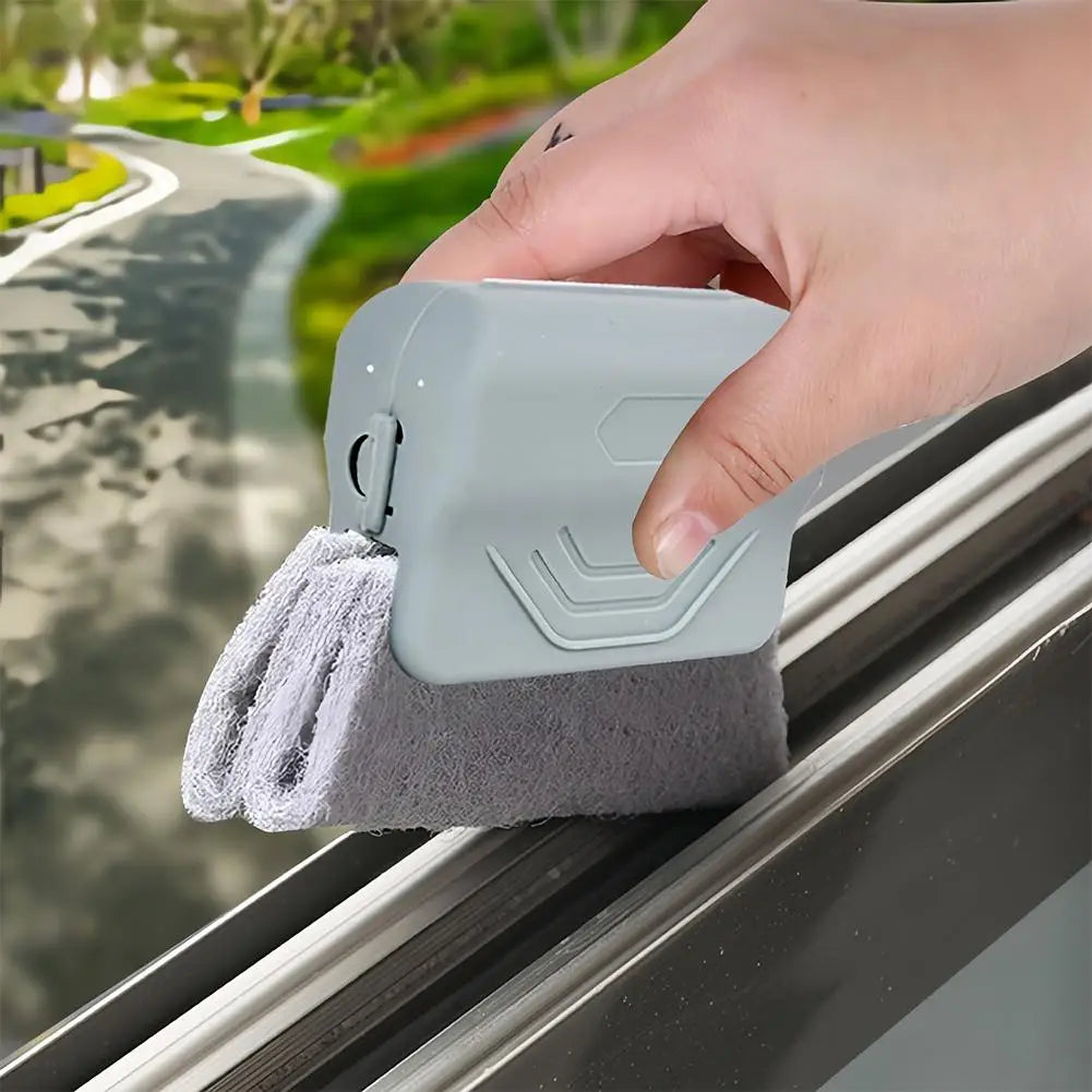 Car Window Track Cleaning Brush Balcony Window Groove Cleaning Brush Tools Sliding Door Track Crevice Household Clean Tool