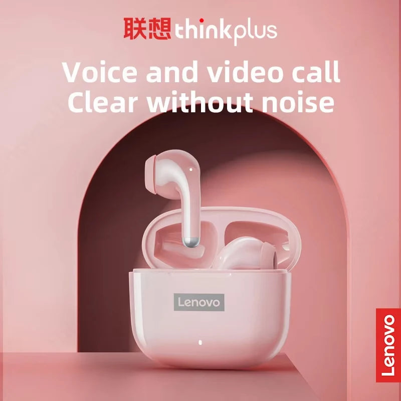 Lenovo LP40pro TWS Wireless Earbuds Bluetooth 5.3 HiFi Stereo Noise Reduction Sports Gaming Headphones for Running Travel Office