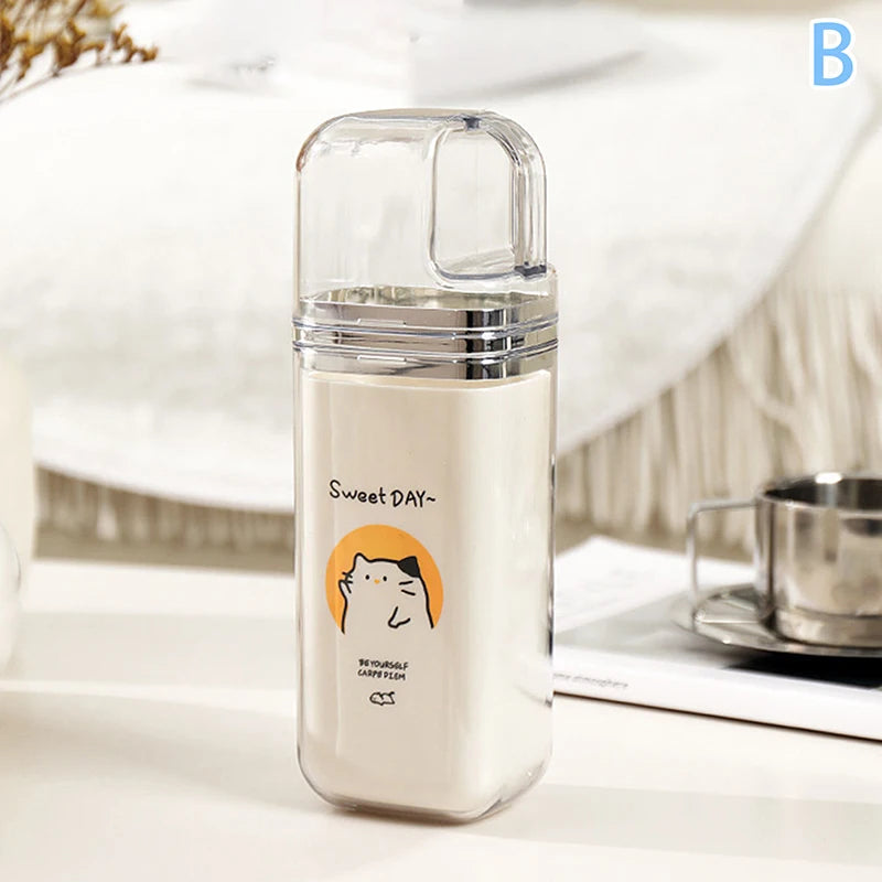 Cartoon Cute Toothbrush Cup Travel Toothbrush Holder Simple Portable Mouthwash Cup For Business Trip Home Camping