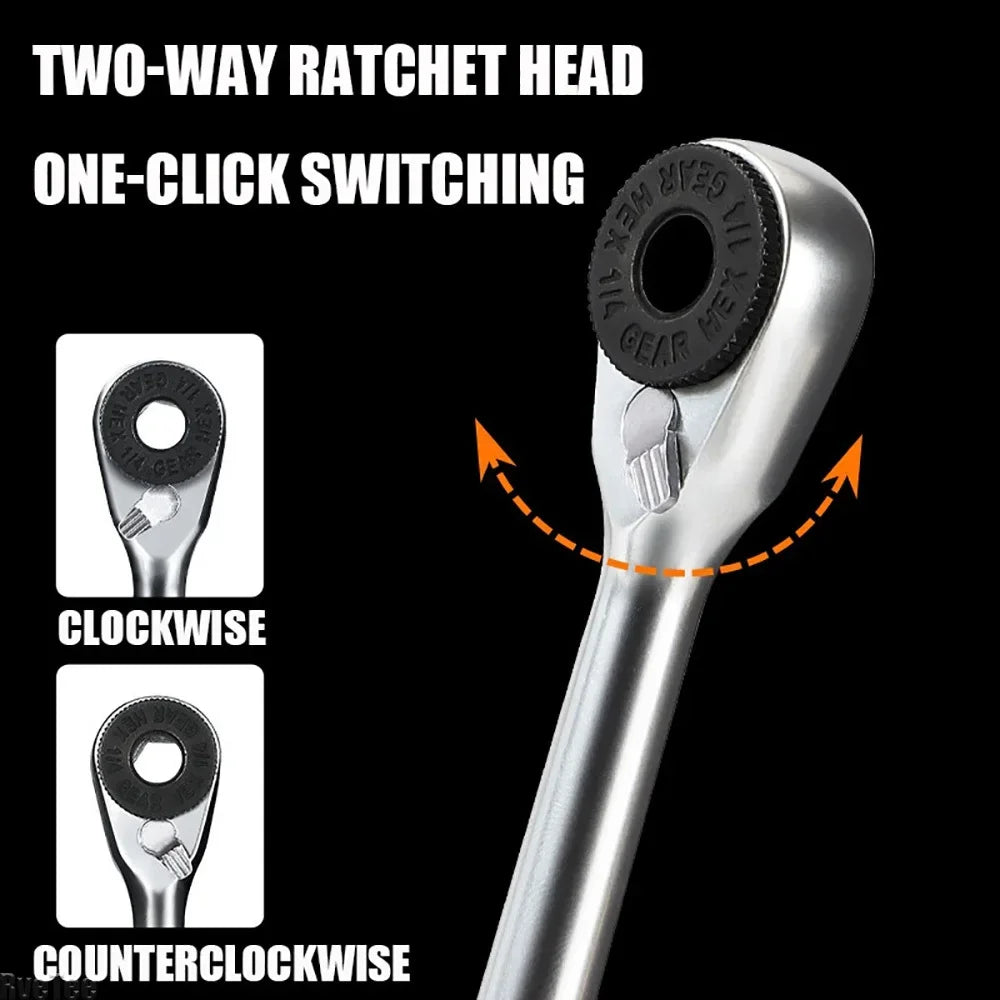 Mini Ratchet Socket Small Repair and Installation Tool  Bicycle Repair Tool  Lightweight and Easy To Carry