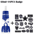 3/15/60/120ml Fabric Adhesive with Patch - Fast drying waterproof strong bonding seam repair adhesive for garment textiles