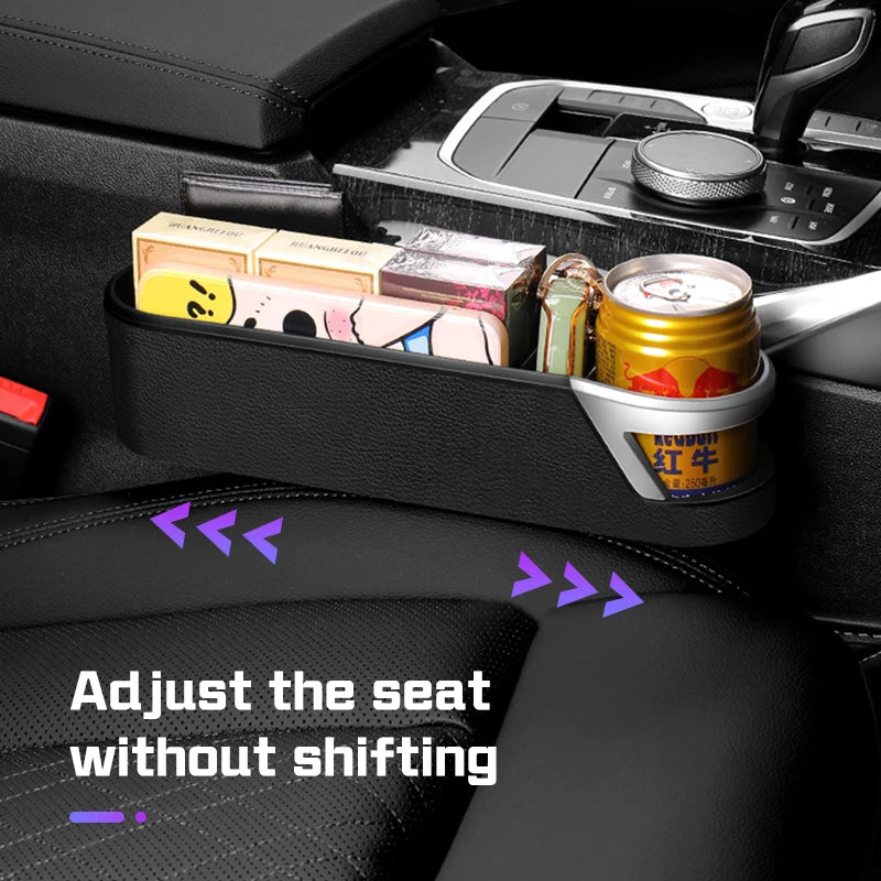 Compatible with Porsche Cayenne, Panamera, Macan, 718, Taycan, 911, 981, 970, and Cayman Car Seat Gap Storage Boxes.