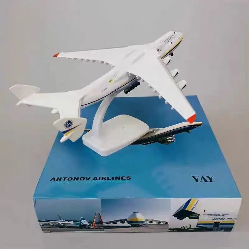 2025 New 1/400 Scale 20CM Diecast Metal Alloy Ukraine Antonov An-225 "Mriya" Airplane Model Replica Model Toy For Collection