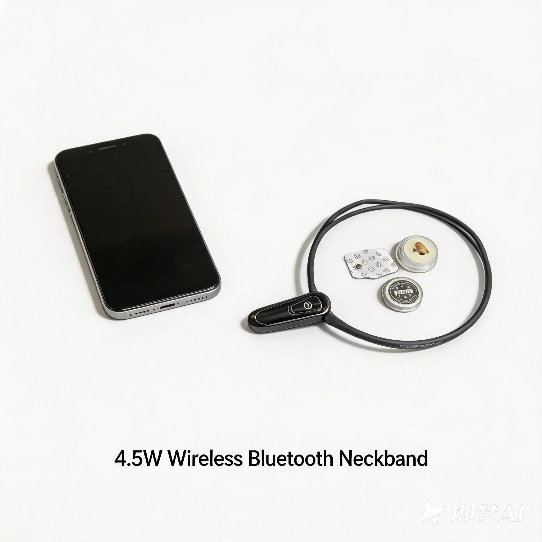 Vip Pro Bluetooth Coil Headset 4.5W High-Power Wireless Mini  Concealed For Mobile Phone Wireless Earpiece Headset