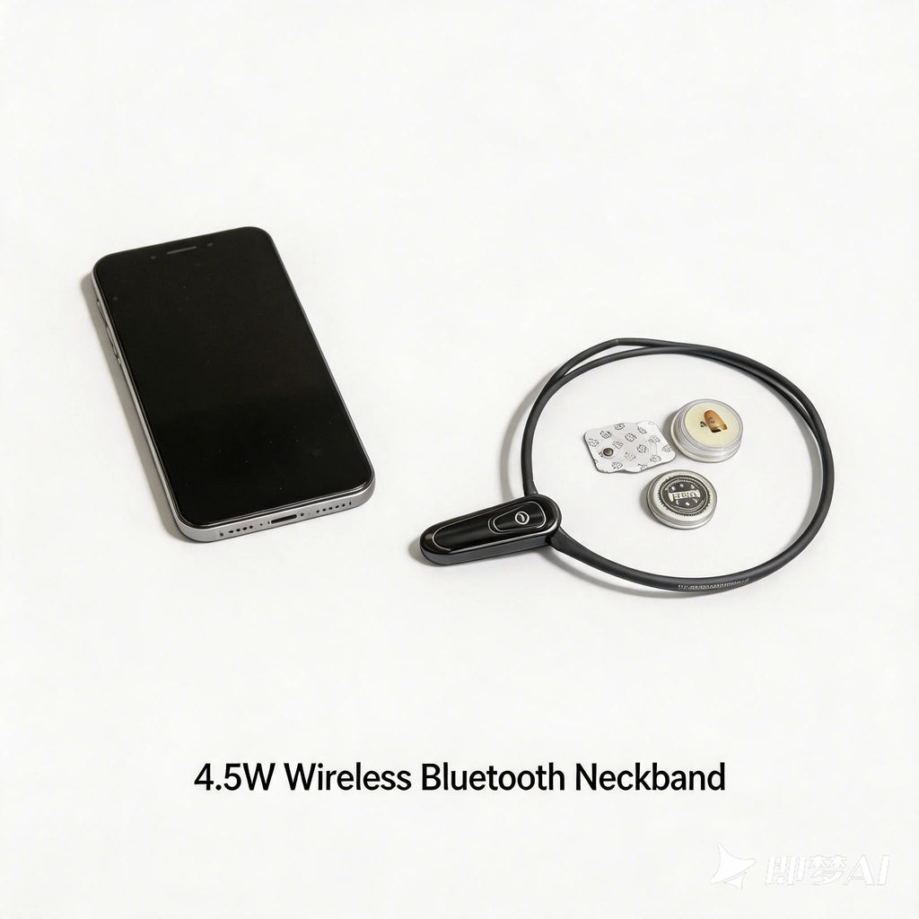 Vip Pro Bluetooth Coil Headset 4.5W High-Power Wireless Mini  Concealed For Mobile Phone Wireless Earpiece Headset