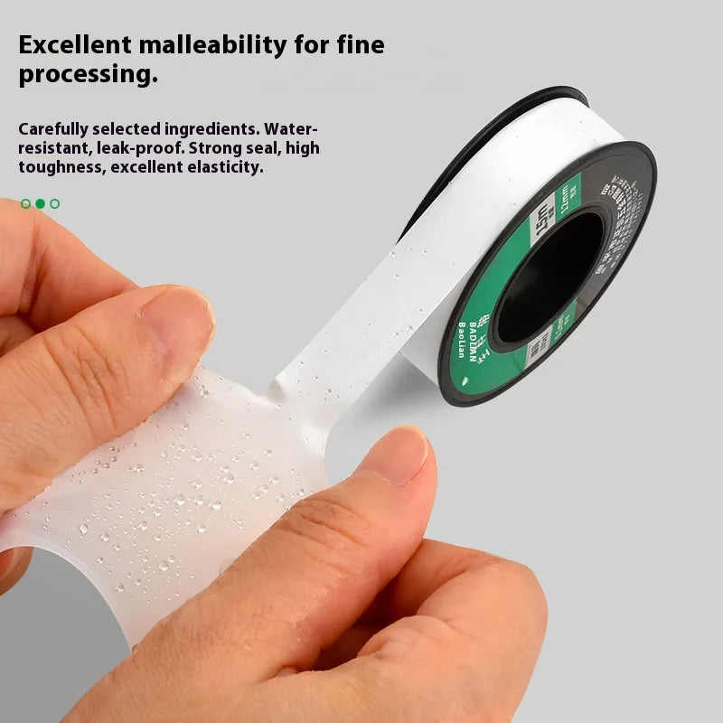 15M PTFE Water Sealant Fix for Installing to Prevent Waterproof Adhesive Sealing Tape Glue Ladder Threaded Pipes Bond Bandages