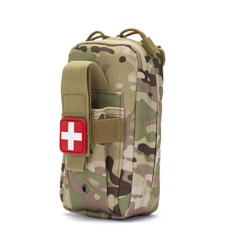 First Aid Kit Medical EDC Pouch Tactical MOLLE Outdoor Medical Bag Waist Bag 1000D tourniquet holder