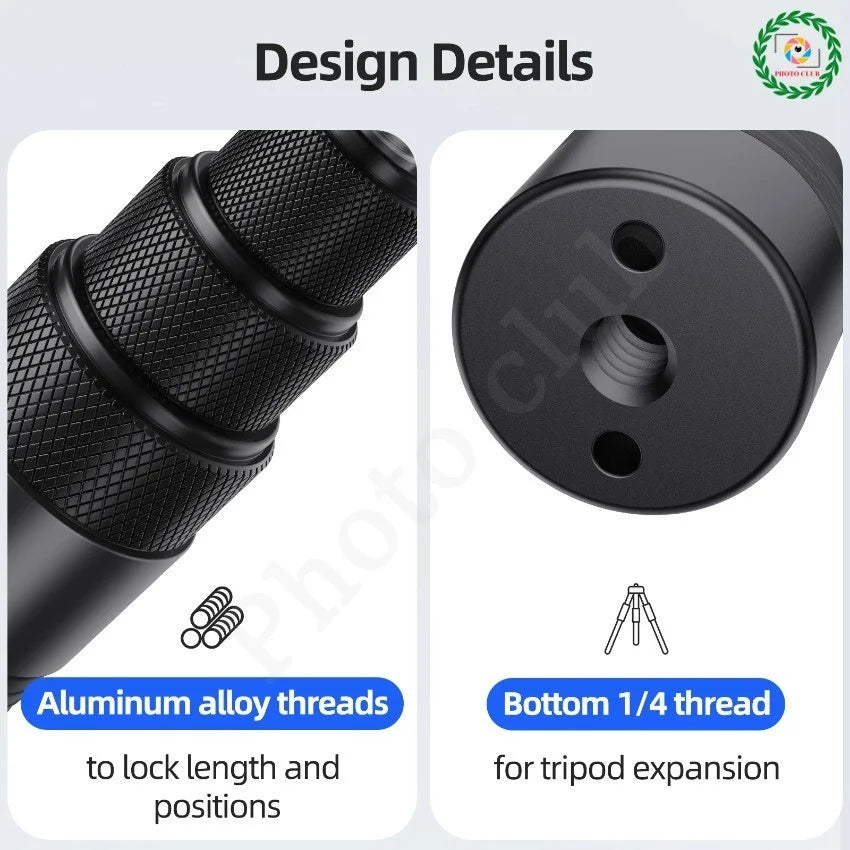 1.2M Carbon Fiber Selfie Stick for DJI Osmo 360/Action 5 Pro Ultralight Invisible Selfie Stick for Insta360 X5/Ace Pro 2/GoPro