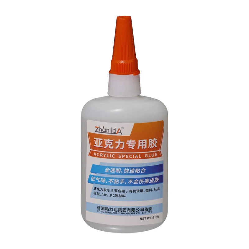 Acrylic Special Glue Transparent For Organic Glass Adhesive PMMA PC Endurance Board ABS Plastic 30 Seconds Quick Drying Adhesive