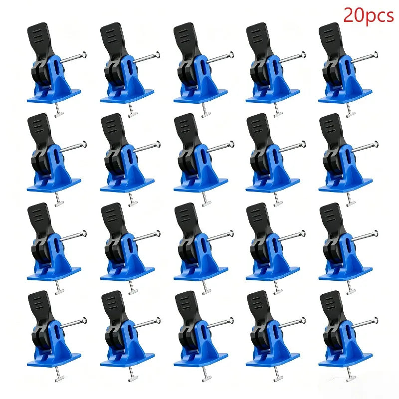 20Pcs Floor Tile Leveling System Clips Leveler Adjuster Kit Set for the Tile Laying Fixing Flat Ceramic Wall Construction Tools