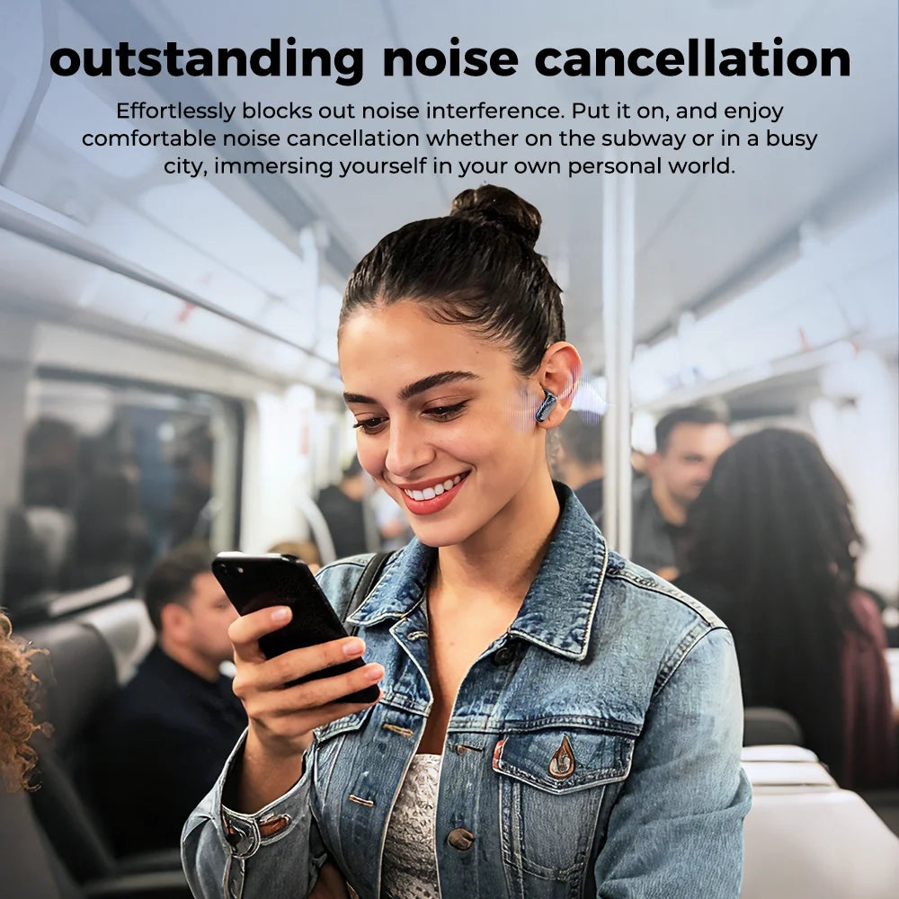 AI Translate Earphone Bluetooth HTC NE68 TWS Earbuds Smart LED Screen HiFi Sound Quality Noise Cancellation Sports Gaming Choice