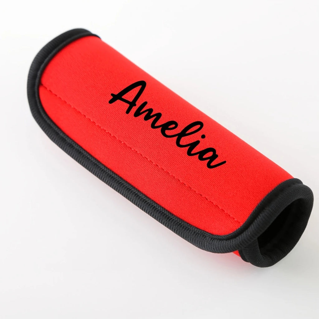 Custom Name Luggage Handle Cover, Custom Luggage Handle Cover with Text, Custom Luggage Wrap, Mother's Day Gift, Easter Gift