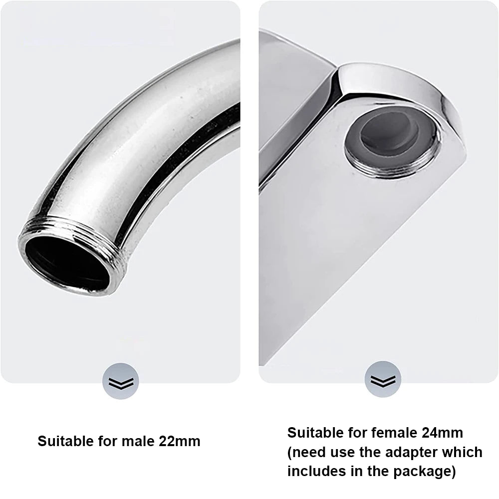 Shower Faucet Set Hose Handheld Shower Head Spray Tap Extender Sprayer Sink Booster Shower Bathroom Hair Washing Artifact Faucet