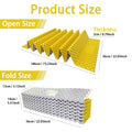 Portable Foldable Egg Crate Foam Pad Thickened Aluminum Foil Sleep Mat Moisture Proof Insulation Mat for Travel Picnic Camping