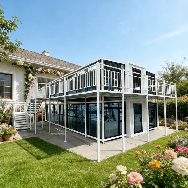 Best Seller 40ft Foldable Container House Luxury Modern Living Space Waterproof Portable Home for Outdoor Resort