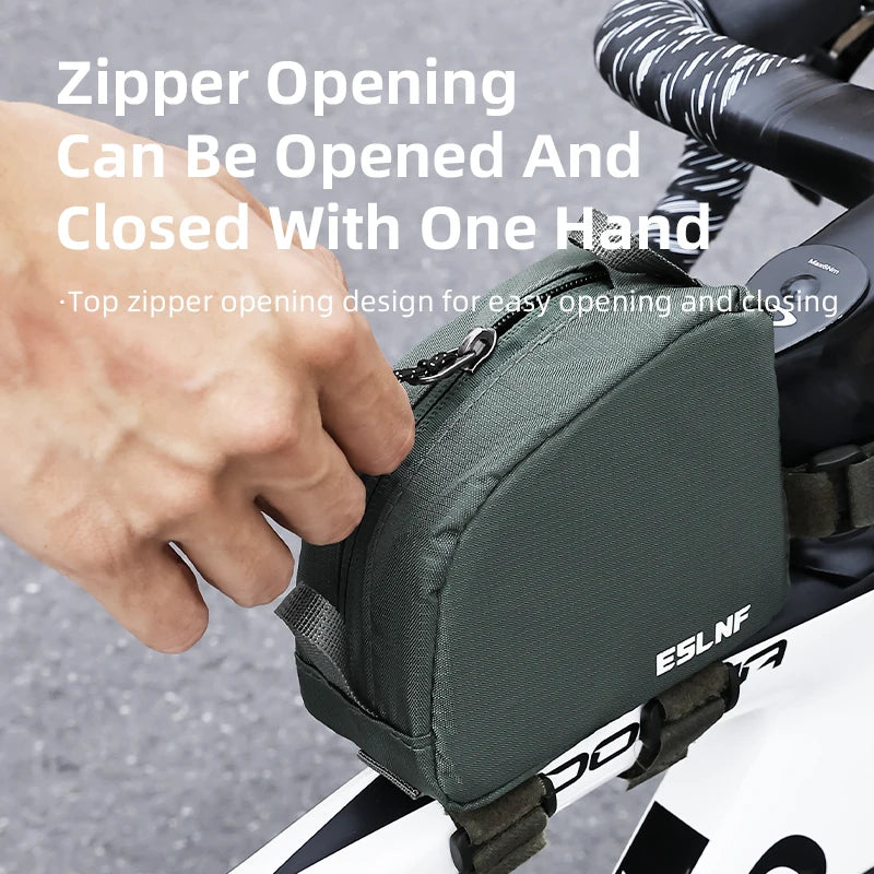 ESLNF Rainproof Bicycle Top Tube Bag Fashion Lightweight Cycling Bag New Design Bicycle Bags Bike Accessory