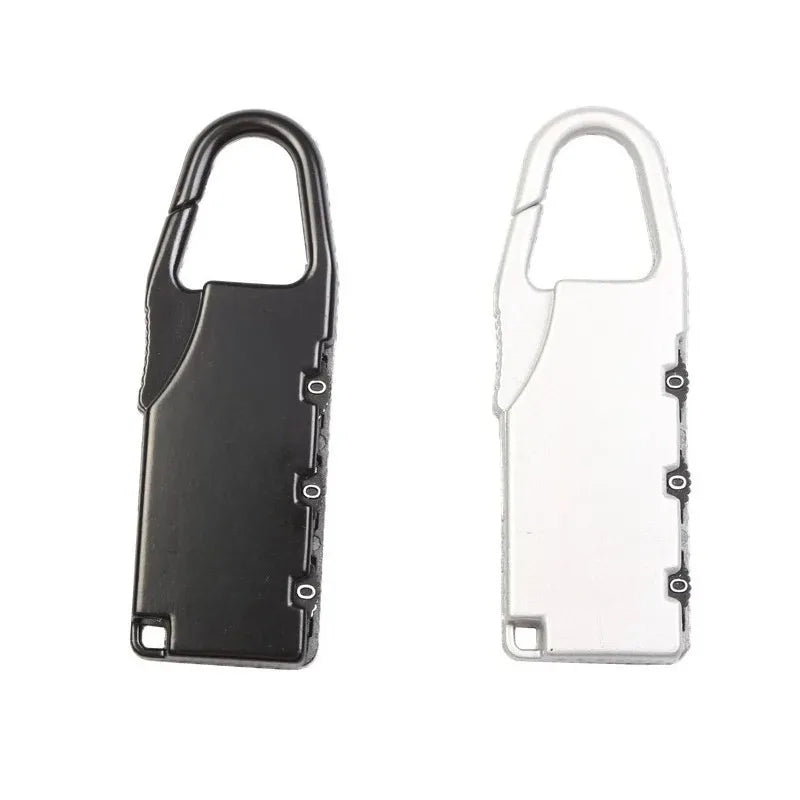 1Pc Zinc Alloy Mini Password Padlock Anti-theft Compact Small Combination Lock for Travel Luggage Camera Bag Backpack Security