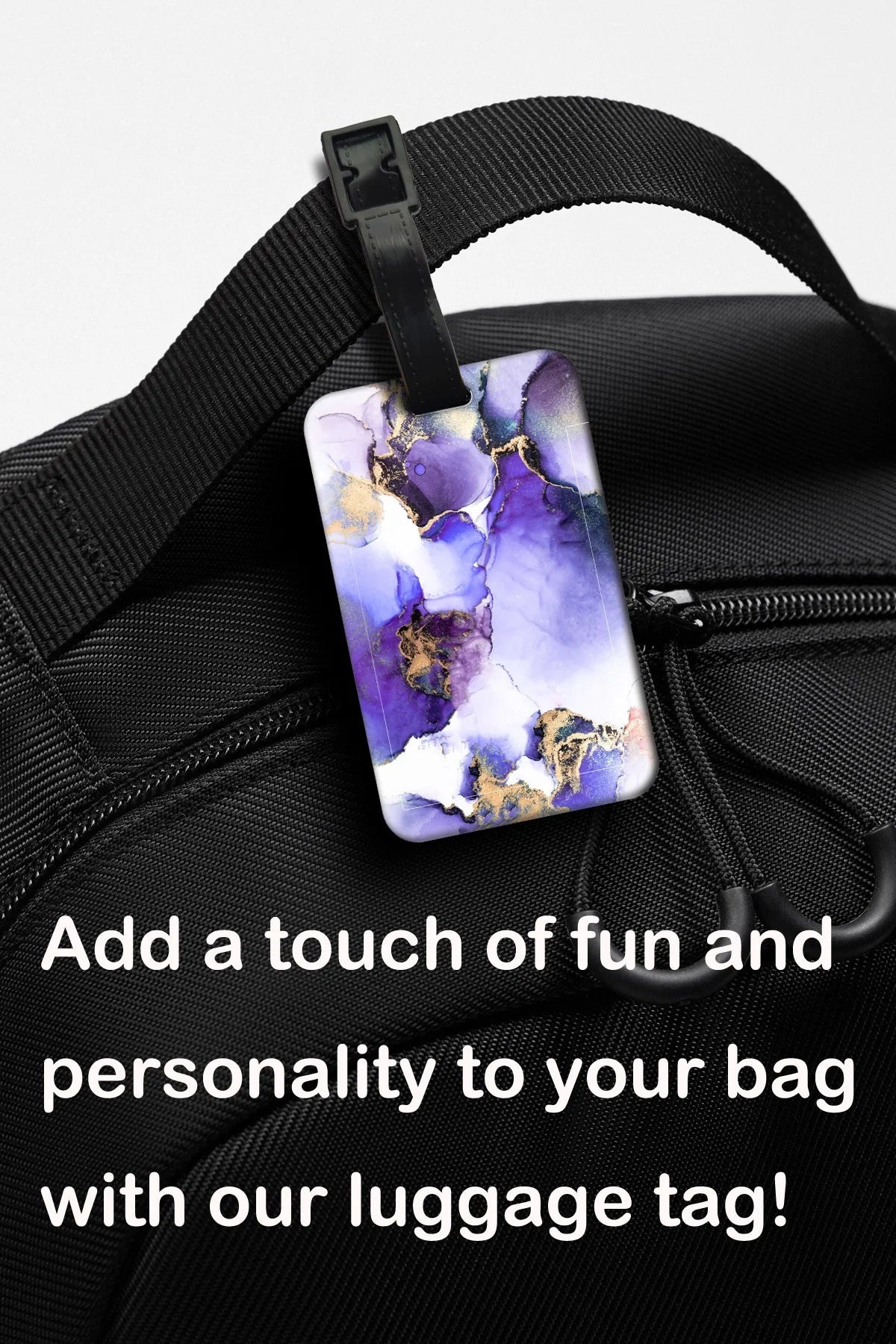 Marble Texture Luggage Tags Unique Funny Bag Tags Men Baggage Suitcase Labels Travel Identifiers Name Tags