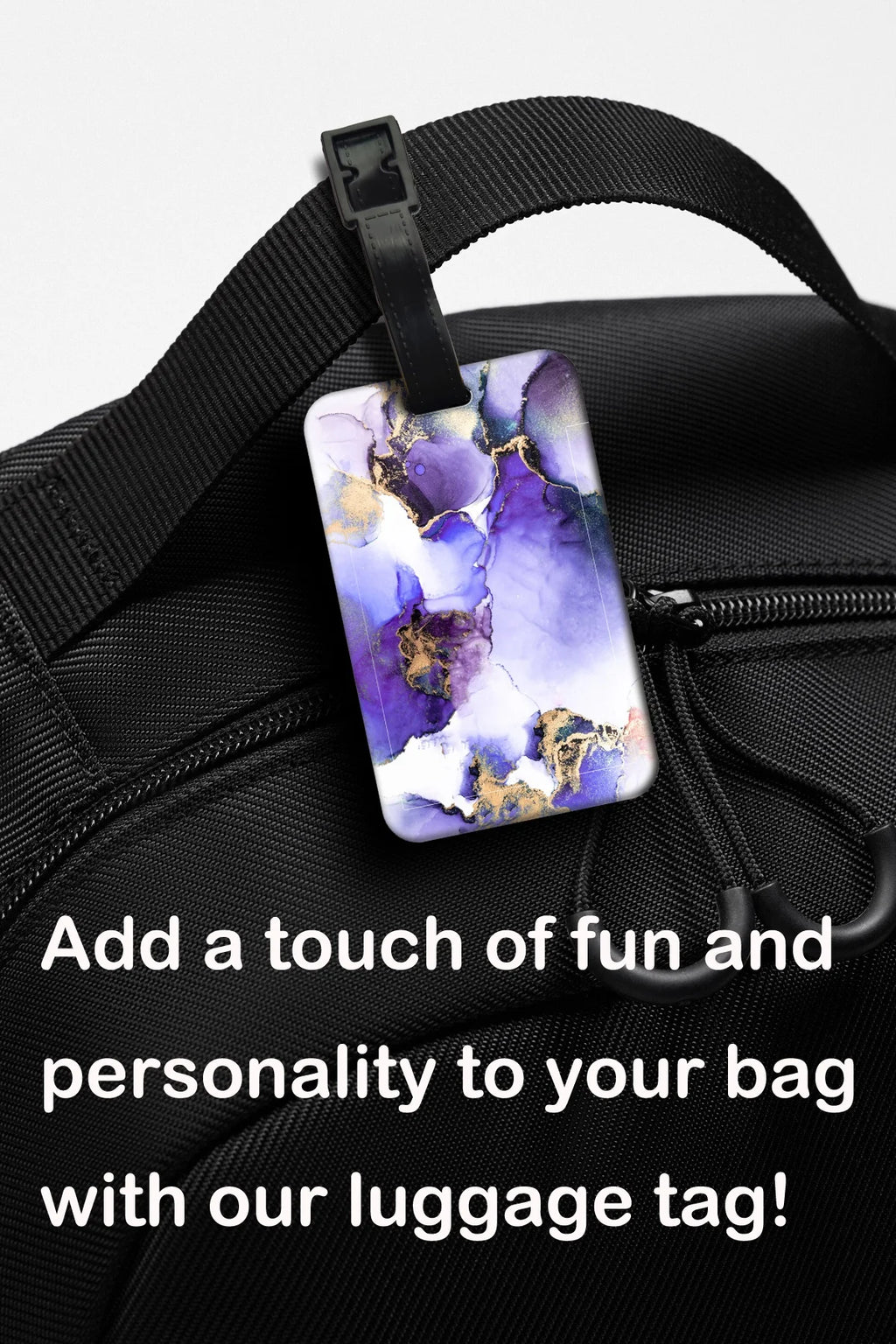 Marble Texture Luggage Tags Unique Funny Bag Tags Men Baggage Suitcase Labels Travel Identifiers Name Tags
