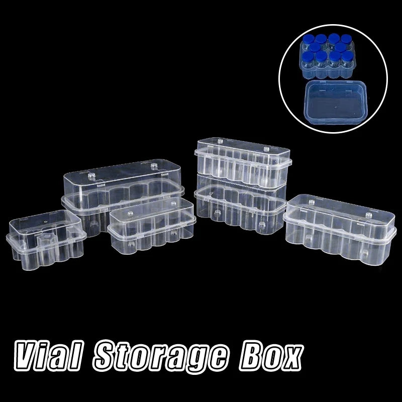 3ML/5ML/7ML Vial Peptide Storage Box Vial Peptide Storage Case Microtube Storage Box Vial Storage Freezer Tube Storage Box