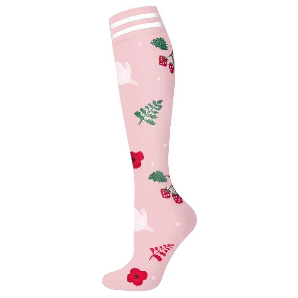 Men Women Compression Sock for Leggings Breathable Running Pressure Soccer Adult Edition Network Pressure Nurse Socks