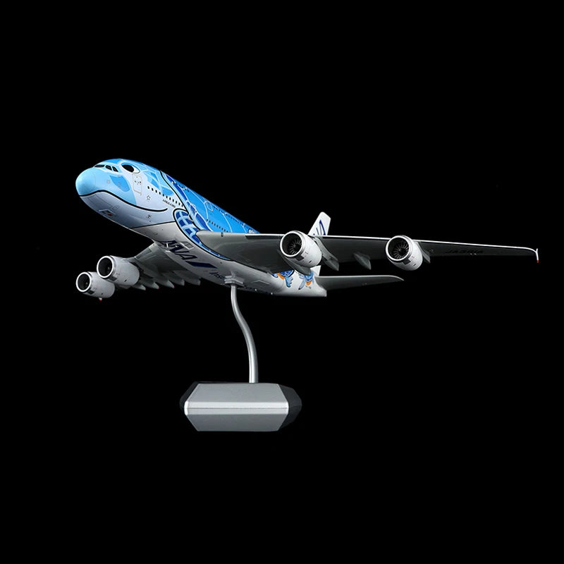 L2266 Alloy Collectible Plane Gift SQ Wings 1:200 ANA All Nippon Airways StarAlliance Airbus A380 Diecast Aircraft Model JA381A