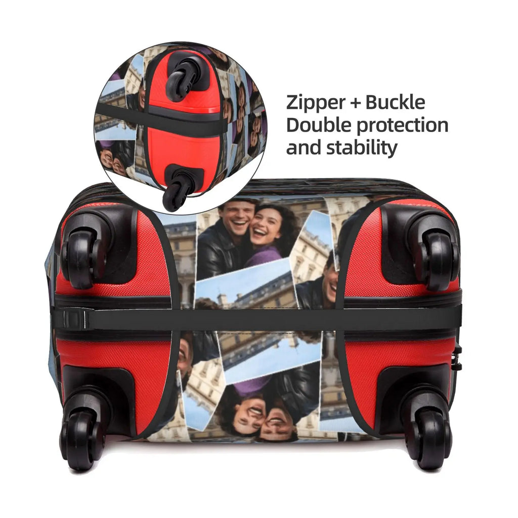 Custom Customize Logo Luggage Cover Elastic Your Design Here Travel Suitcase Protective Covers Suit For 18-32 inch