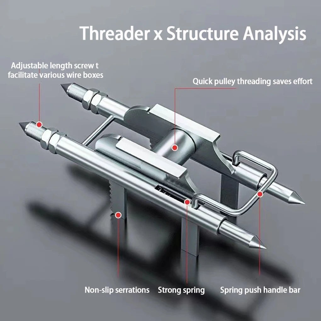 Professional Cable Pulling Aid Cable Puller Machine Wire Puller Pulling Auxiliary Device Electrician Wire Cable Threading Tools
