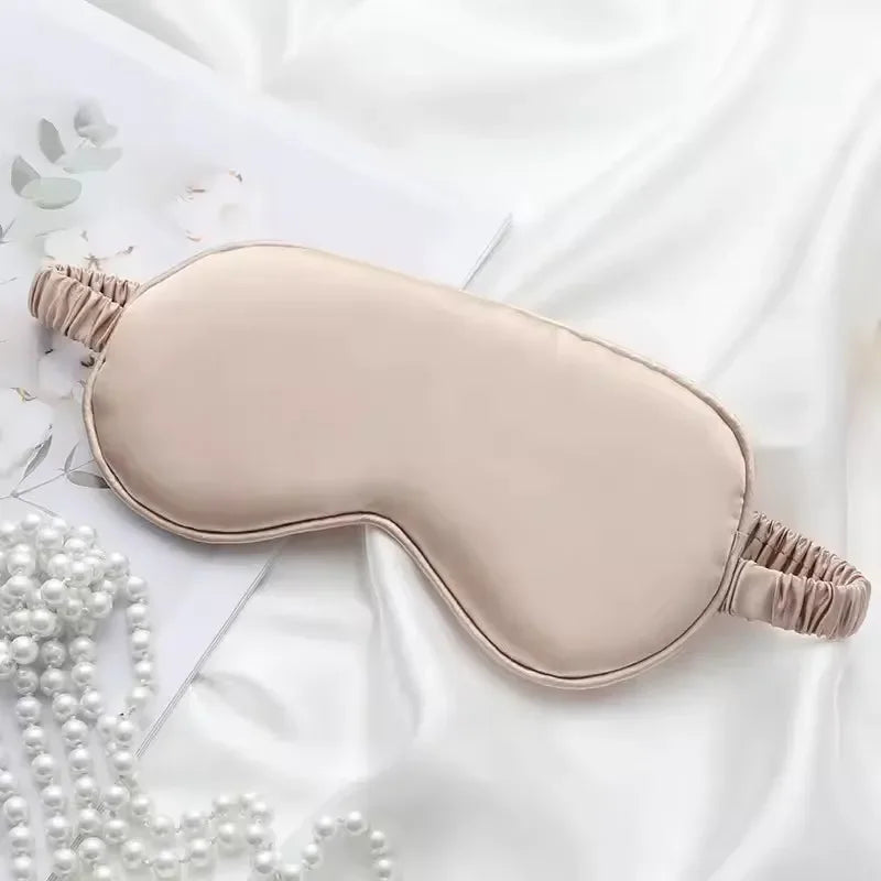 1 Pcs Eyepatch Blindfolds Eyeshade Health Sleep Shield Light Silk Double-Side EyeShade Sleeping Eye Mask Cover Sleep Mask