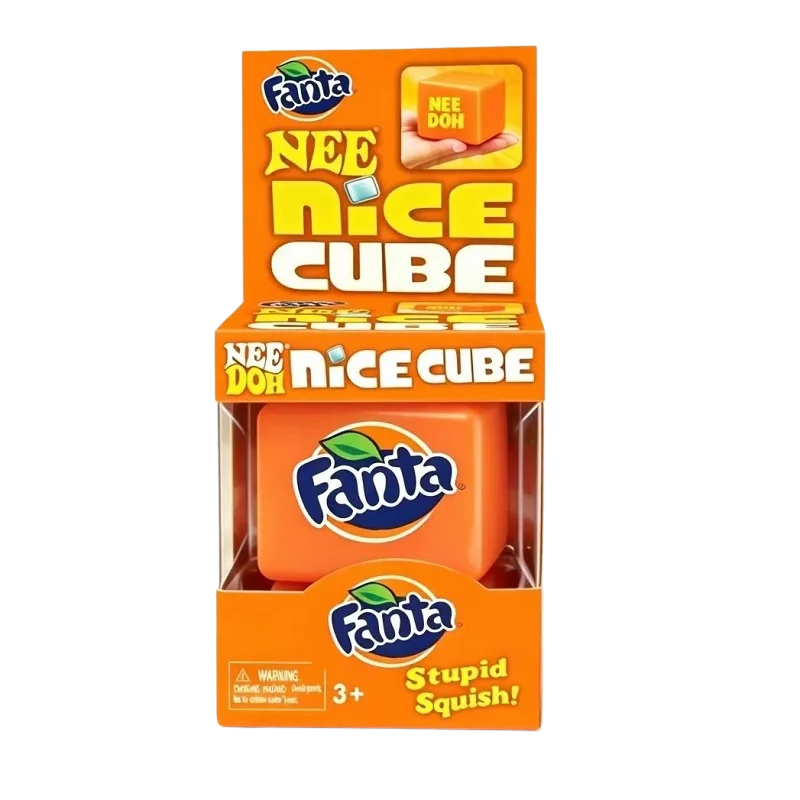 &New Needoh Nice Cube Sensory Stress Reliever Fidget Tool for Anxiety & Focus Desk Sensory Cube for Adults & Kids