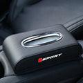 1pc Leather Supplies Seat-type Center Console Car Tissue Box For Audi BMW Mercedes Benz VW Ford Skoda Toyota Seat Honda Nissan