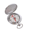 Flip Pocket Watch Compass Portable Hiking Navigation Compass Keychain Outdoor Camping Survival Tool
