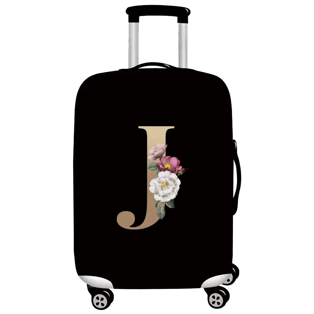 Luggage Protective Cover Travel Accessories Suitcase Dust Wear-resistant Gold Letter Series Protective Case 2026 Fashion