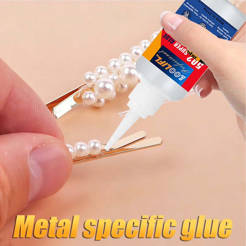 LOOLIFL 1-10 PCS Super glue 502 High Strength Quick-drying Cyanoacrylate Adhesive for leather, rubber, wood, Metal Liquid glue