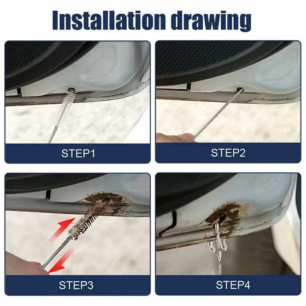 150CM Flexible Car Sunroof Drain Dredge – Cleaning Scrub Brush Tool For Cleaning Refrigerator Drain Pipe, Car Sunroof