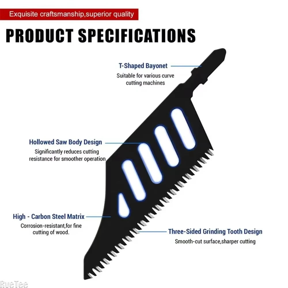 NEW Jigsaw Blade Extra Long Heavy Duty Scroll Saw Blades T-Shank Fine Coarse Teeth for Wood Aluminum Tight Spaces