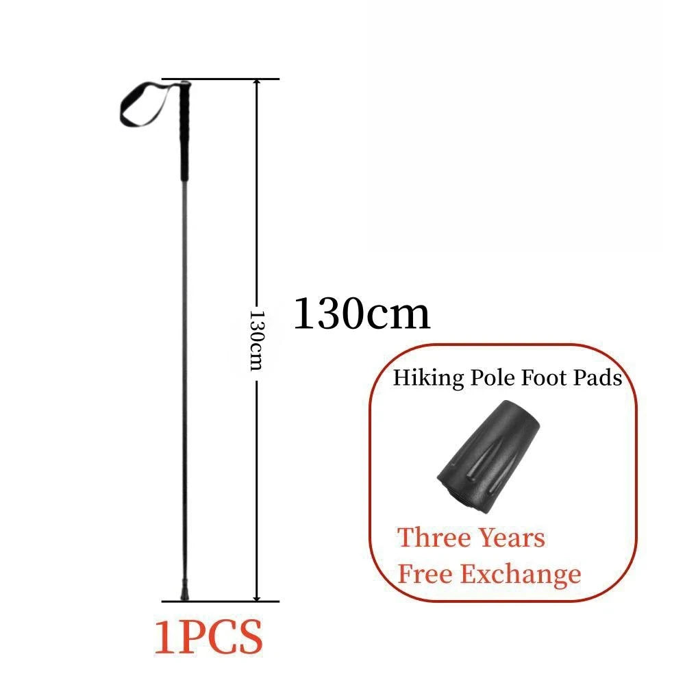 110g Ultra Light Weight Hiking Sticks Retractable Trekking Poles Folding Carbon Fiber Hiking Poles Walking Sticks Trekking Stick