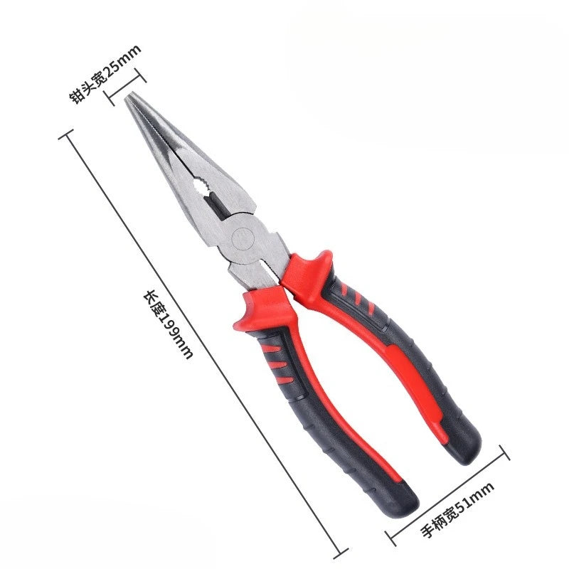 Electric Wire Pliers Large Opening Sharp Multifunction Tool for Cutting Twisting Gripping Metal Wires Heavy Duty Industrial Tool