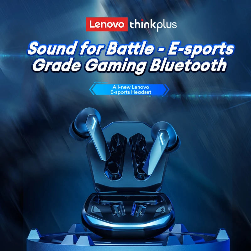 Lenovo GM2 Pro Gaming Earphones Bluetooth 5.4 Sport Headset Dual Mode HD Call Noise Reduction Earbuds with Mic Music Earphones